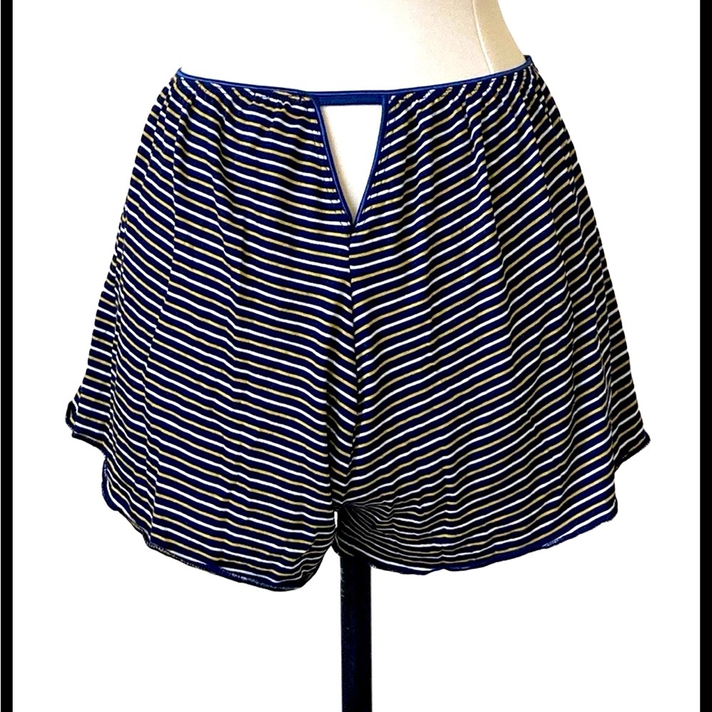 Striped Blue and Yellow Loungewear Set - Picture 5 of 6